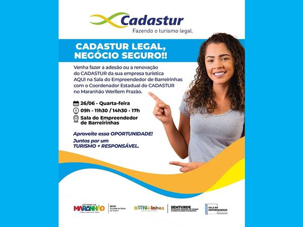 CADASTUR LEGAL, NEGÓCIO SEGURO!!