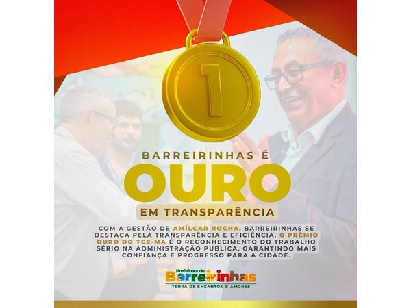 "Ouro em Transparência"